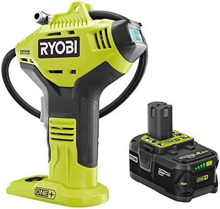 RYOBI electric tire pressure pump