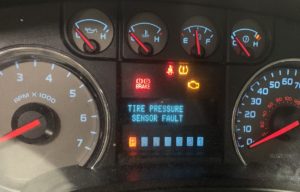 FAULTY FLASHING TPMS LIGHT