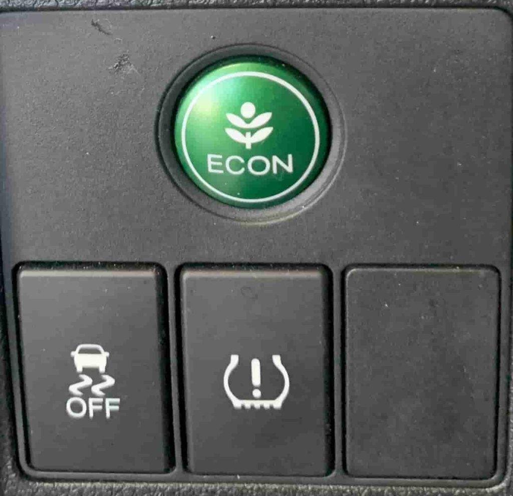 HONDA TIRE PRESSURE RESET BUTTON