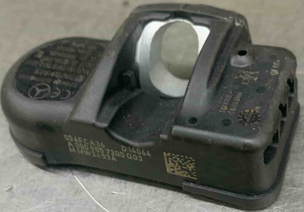 TIRE PRESSURE SENSOR ID NUMBER