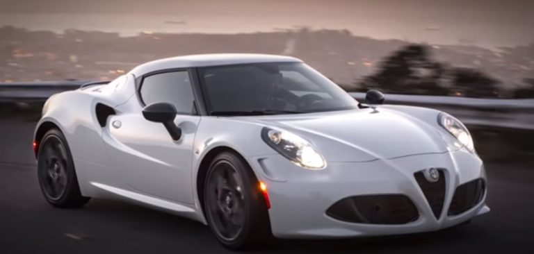 ALFA ROMEO 4C TyRE PRESSURE LIGHT