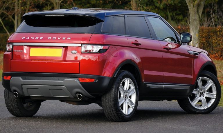 RANGE ROVER EVOQUE TIRE PRESSURE LIGHT