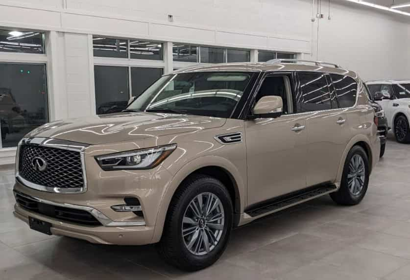 INFINITI QX80 LOW TYRE PRESSURE