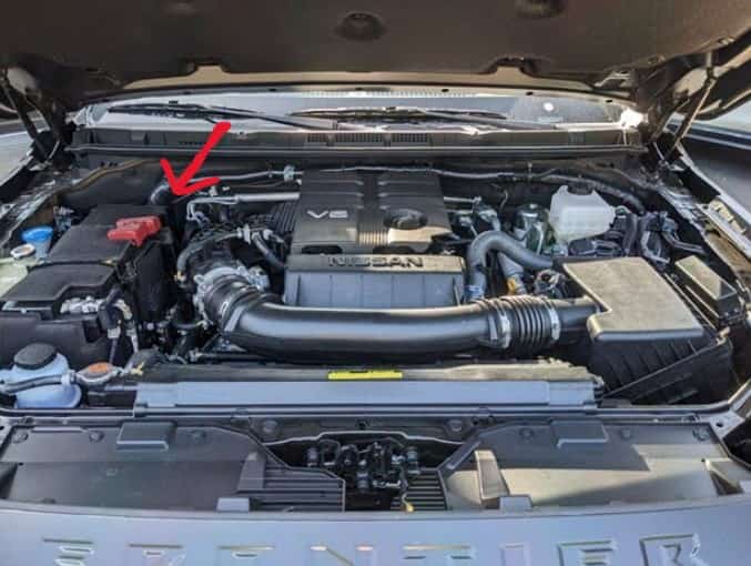 NISSAN FRONTIER BATTERY LOCATION