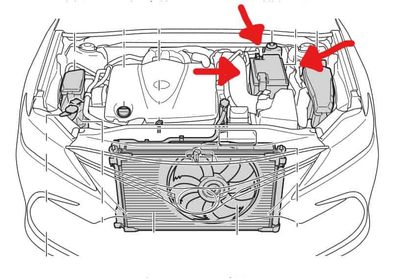 TOYOTA CROWN 12 VOLT BATTERY LOCATION