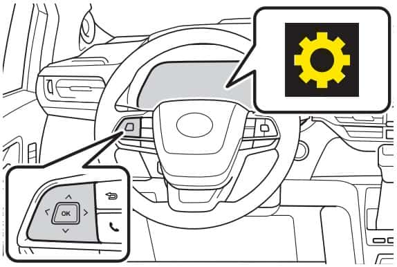 2023 TOYOTA SIENNA HYBRID TIRE SETTINGS