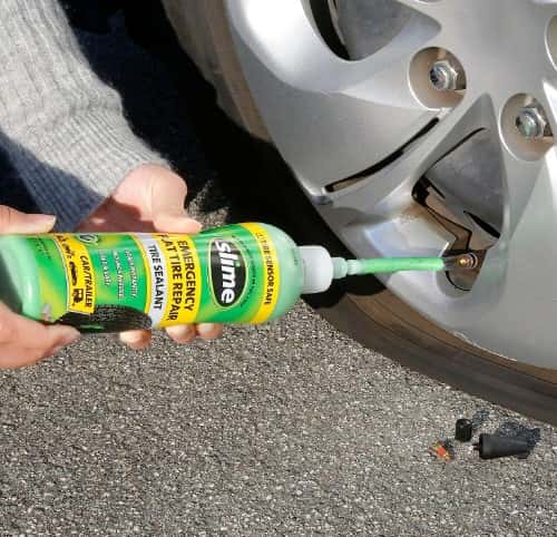 USING TIRE SEALANT