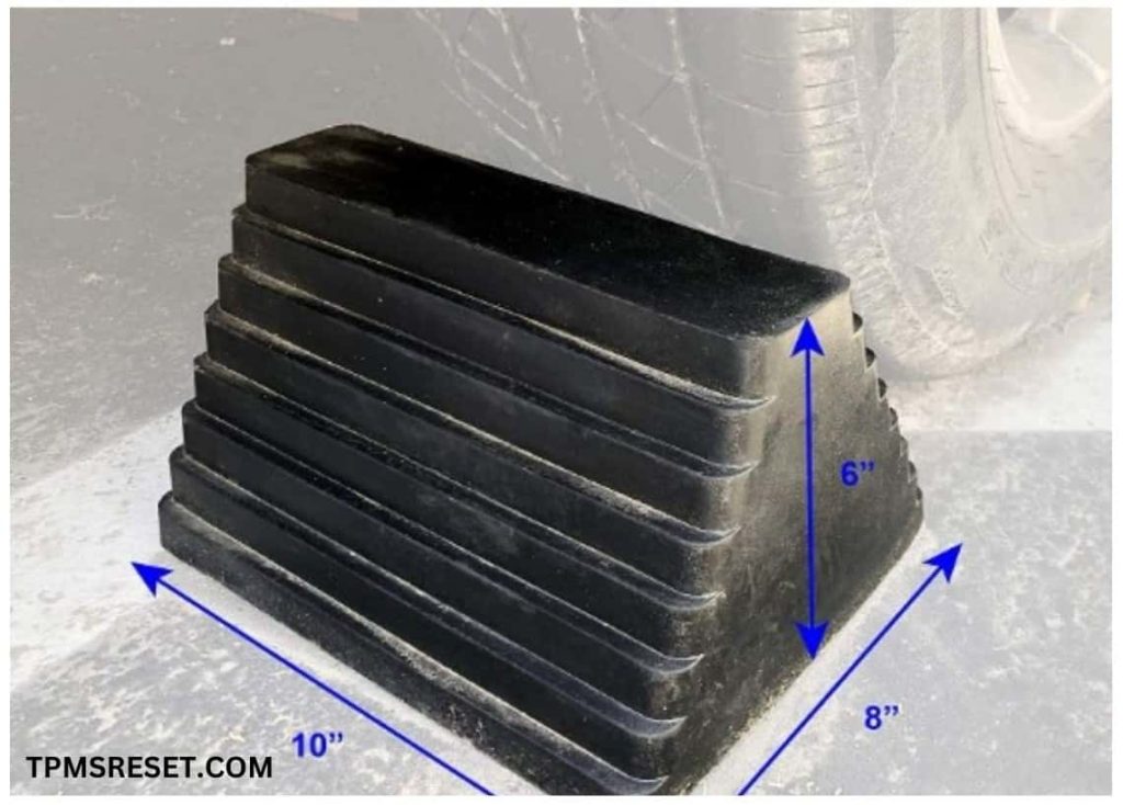 WHEEL CHOCK SIZE AND SHAPE