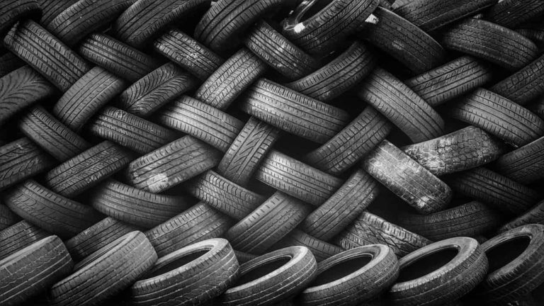 PILE OF TIRES