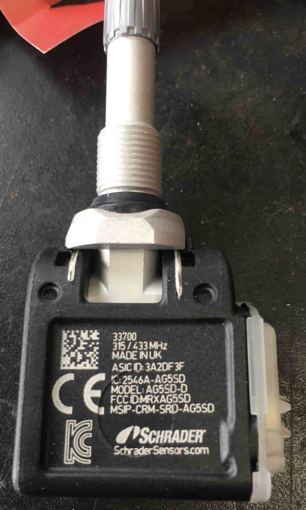 SCHRADER TIRE PRESSURE SENSOR