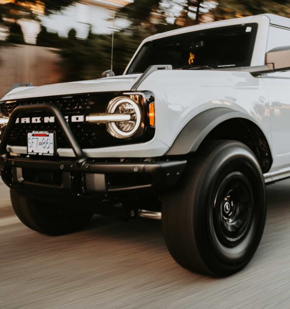 2023 FORD BRONCO TIRE PRESSURE