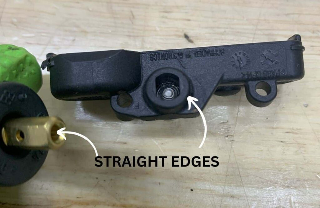FORD TPMS SENSOR VALVE STEM STRAIGHT EDGES