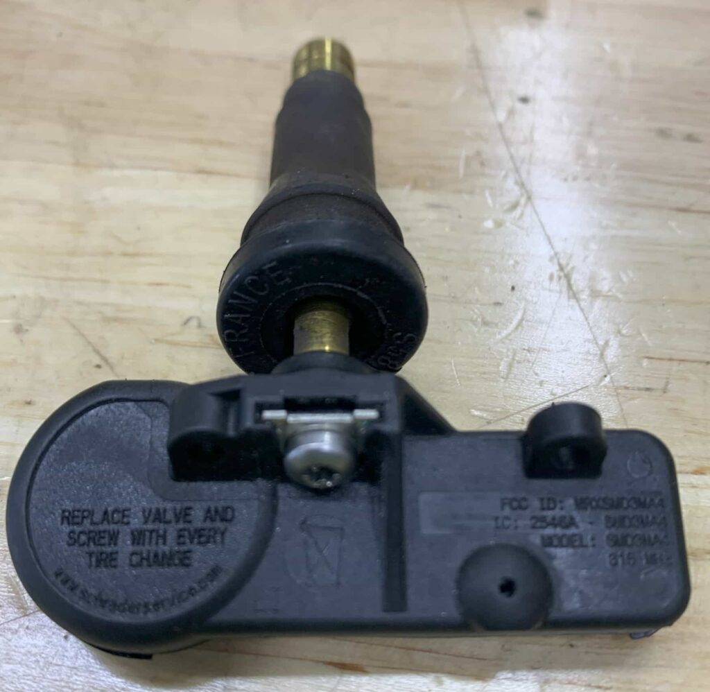 LEAKING FORD TIRE PRESSURE SENSOR