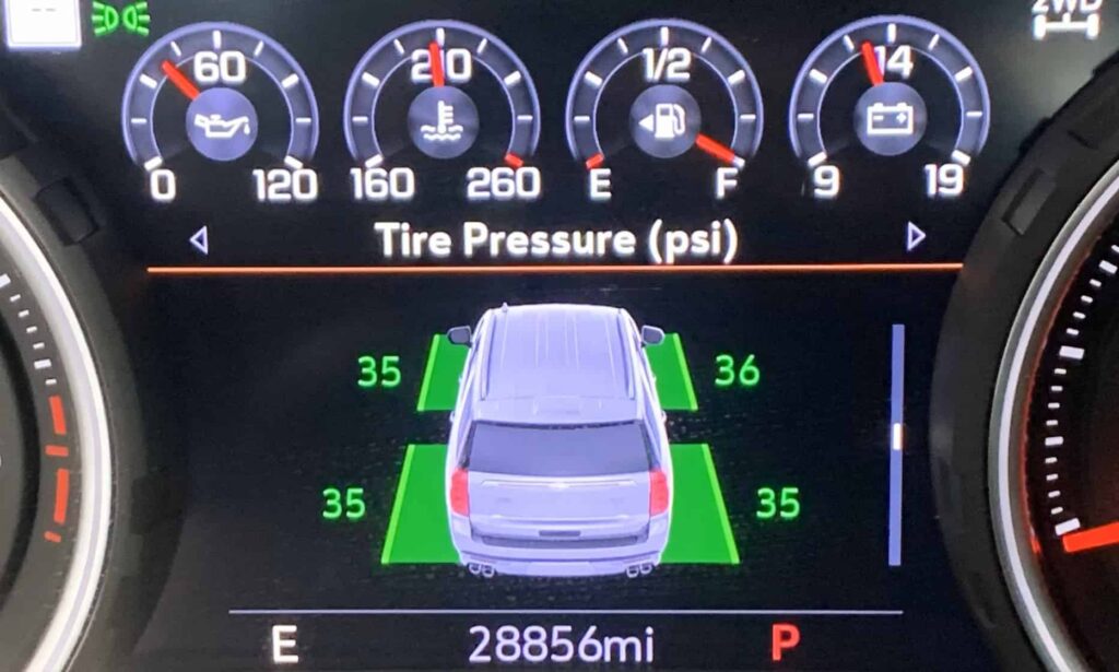 LOW TIRE PRESSURE ALERT