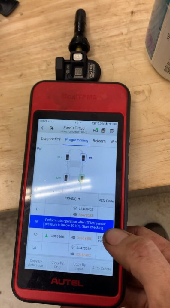 TPMS PROGRAMING TOOL