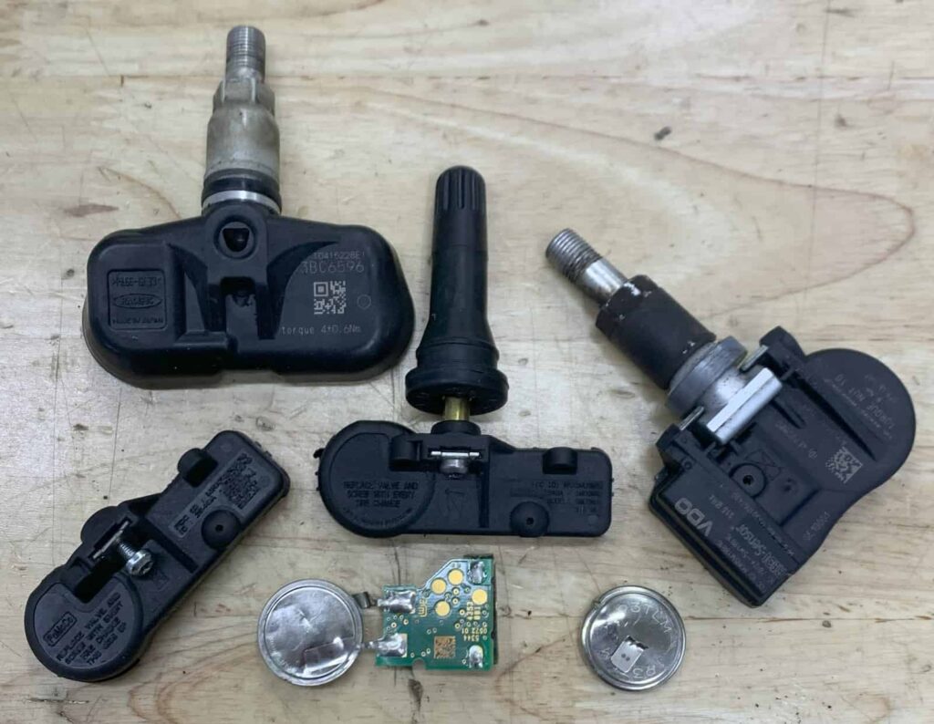DIFFERENT TIRE PRESSURE SENSORS