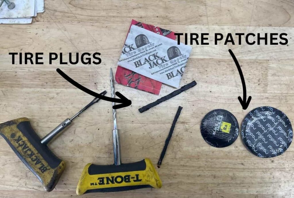 TIRE PLUGS VS TIRE PATCHES