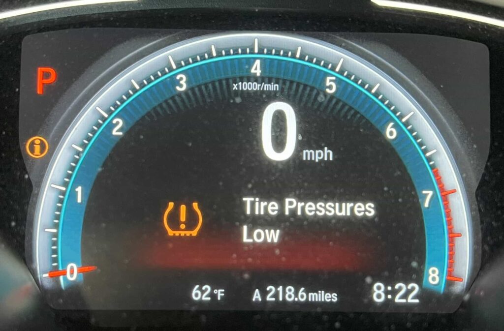 TIRE PRESSURE LOW