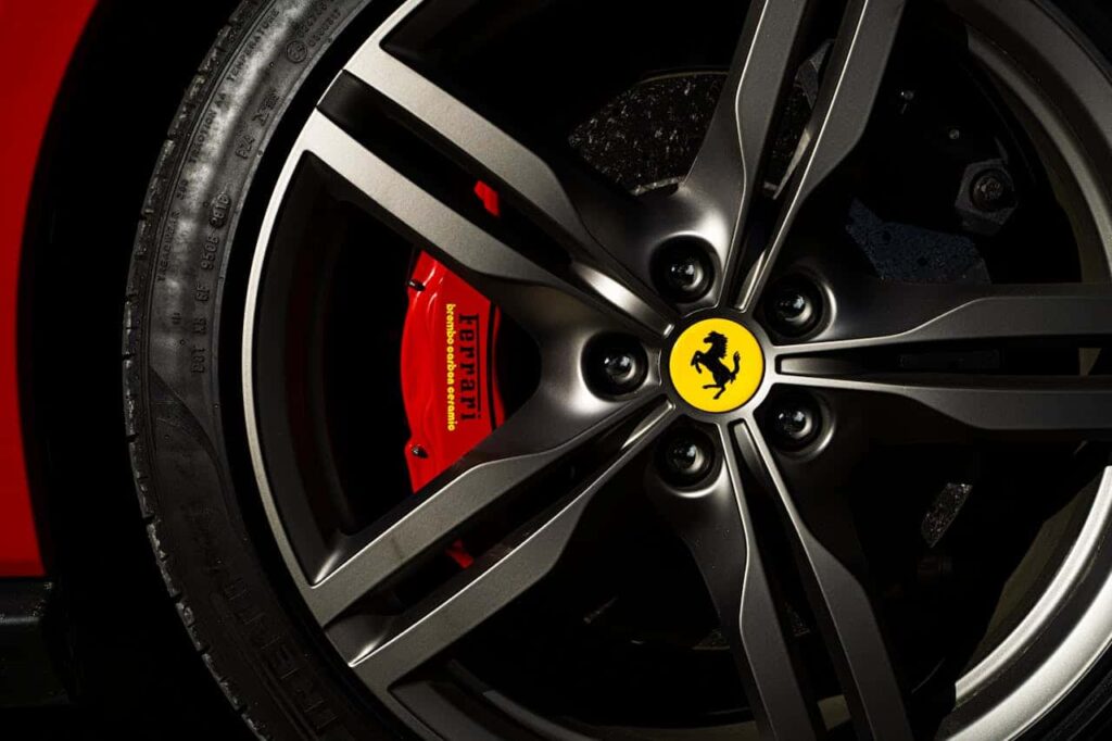FERRARI TIRE FILLED WITH NITROGEN