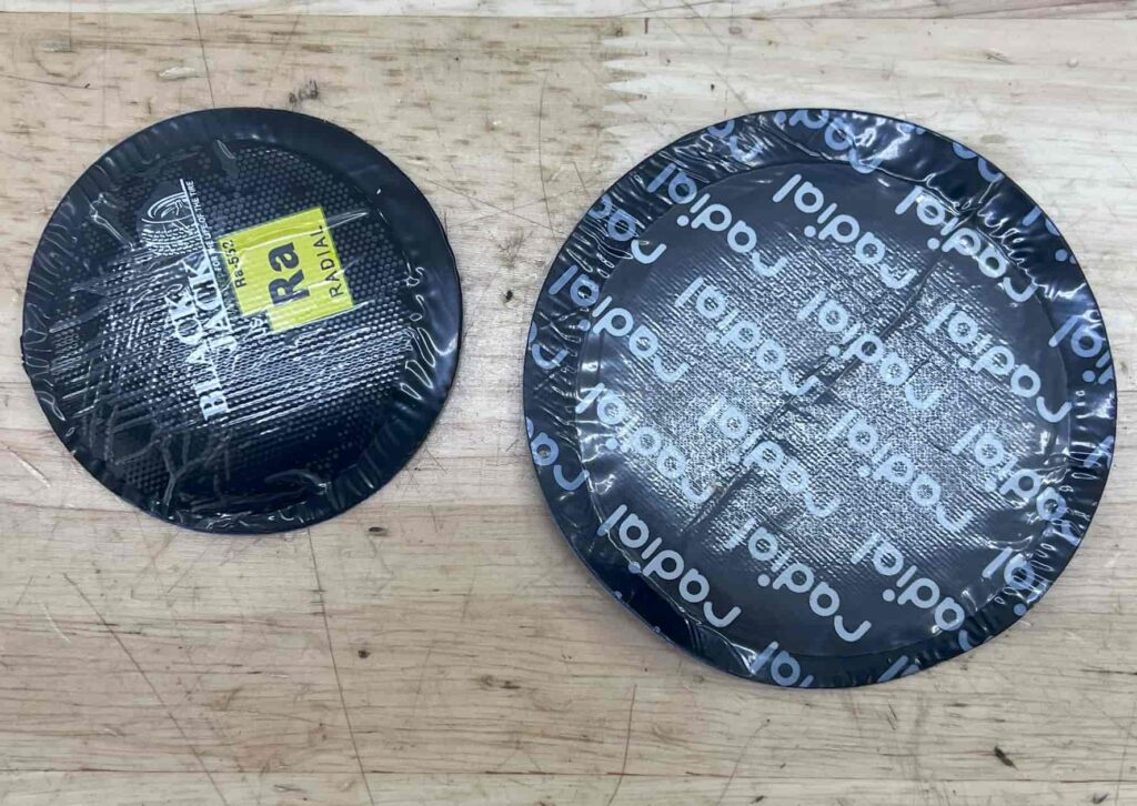 LARGE AND SMALL TIRE PATCHES