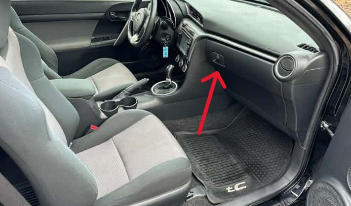 SCION TC TPMS RESET BUTTON LOCATION