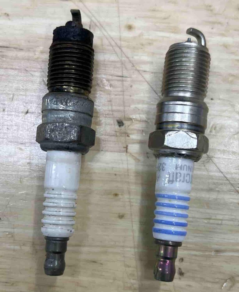 GOOD VS BAD SPARK PLUG
