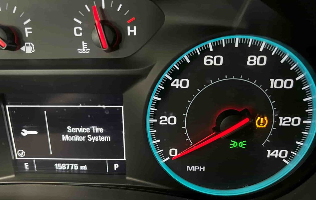 SERVICE TIRE MONITOR SYSTEM DASHBOARD