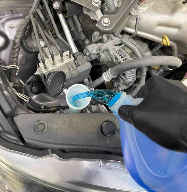 CHECKING AND FILLING WINDSHIELD WASHER FLUID